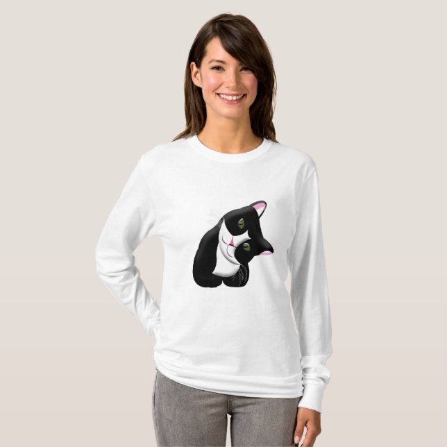 Katze T-Shirt (Vorne ganz)