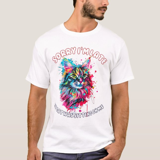 Katze T-Shirt (Vorderseite)