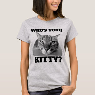 KATZE T - SHIRT, WER IST DEINE KÜCHE? TABBY T-Shirt