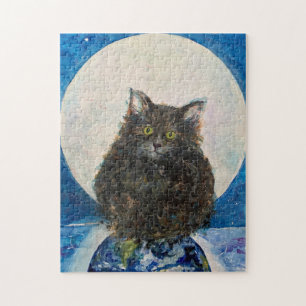 Katze Tabby Tiger Kätzchen Maureen Girard Mond Nac Puzzle