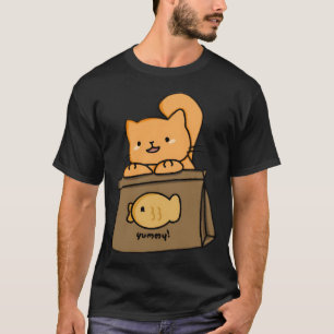 Katze Taiyaki Fisch T-Shirt