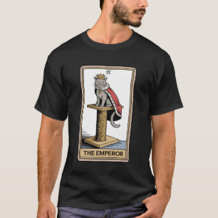 Katze Tarot Karte Der Kaiser Katzenkratzbaum Tre T-Shirt