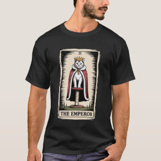 Katze Tarot Karte Der Kaiser Katzenkratzbaum Tre T-Shirt