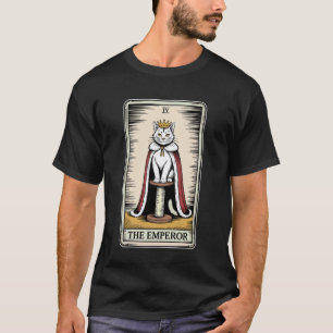 Katze Tarot Karte Der Kaiser Katzenkratzbaum Tre T-Shirt
