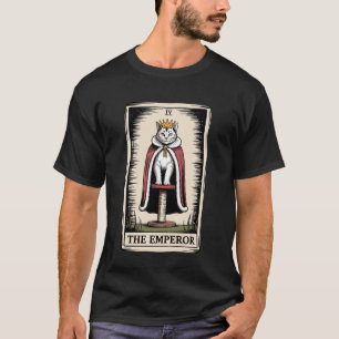 Katze Tarot Karte Der Kaiser Katzenkratzbaum Tre T-Shirt