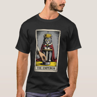 Katze Tarot Karte Der Kaiser Katzenliebhaber Lusti T-Shirt