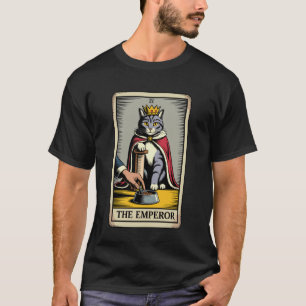 Katze Tarot Karte Der Kaiser Katzenliebhaber Lusti T-Shirt