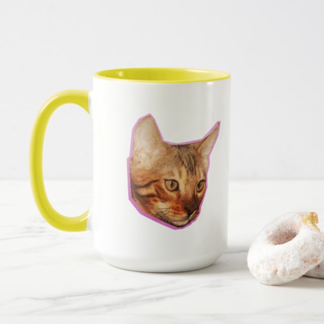 Katze Tasse (Mit Donut)