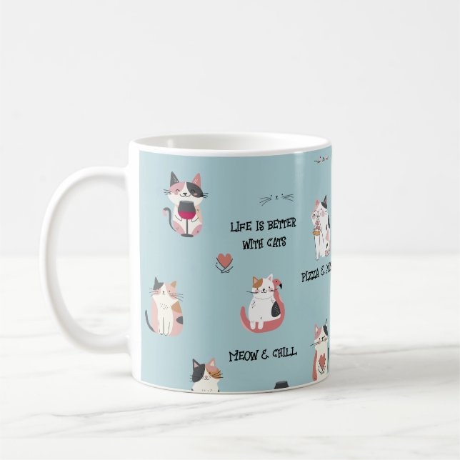 Katze Tasse (Links)
