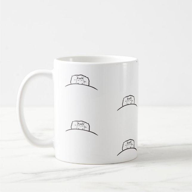 Katze Tasse, Katze im Bett Tasse, Katzenliebhaber  Kaffeetasse (Links)