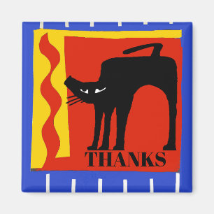 Katze, Text bearbeiten Magnet