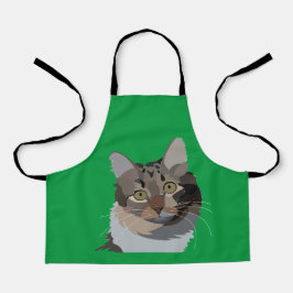 Katze Tier Katze Lover Kinder Schürze
