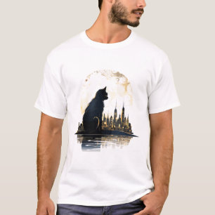 Katze Tier Schönheit Natur Stadt Entdeckung T-Shirt