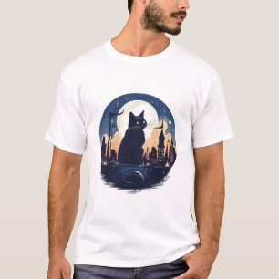 Katze Tier Schönheit Natur Stadt Entdeckung T-Shirt