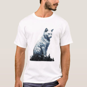 Katze Tier Schönheit Natur Stadt Entdeckung T-Shirt