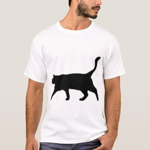 Katze Tier Silhouette Hauskatze Kitten T-Shirt