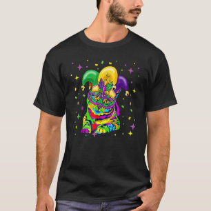 Katze Tierliebhaber Süß Mardi Gras Karneval Narr C T-Shirt
