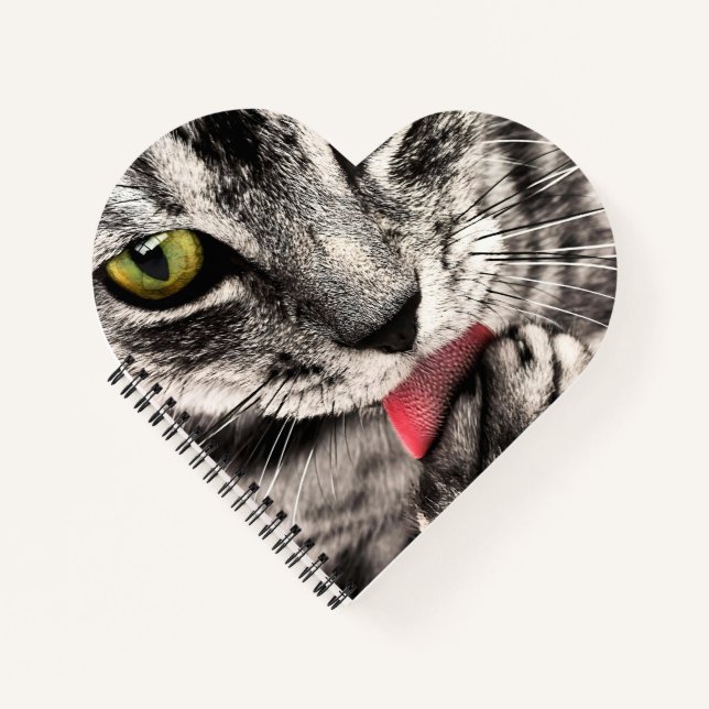 Katze Tierportrait-68667 Notizbuch (Vorderseite)