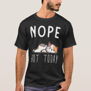 Katze Tired Lazy Cat 1 T-Shirt