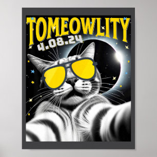 Katze trägt Sonnenbrille passende Familie 2024 Son Poster