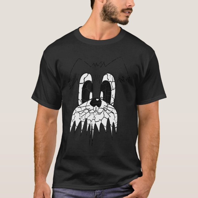 Katze Trendy Abgenutzt T-Shirt (Vorderseite)