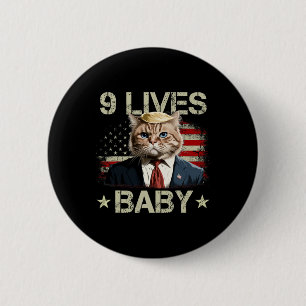 Katze Trump 9 Leben Durch Trump 2024 Sieg Sieg Gew Button