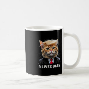 Katze Trump 9 Leben Durch Trump 2024 Sieg Sieg Gew Kaffeetasse