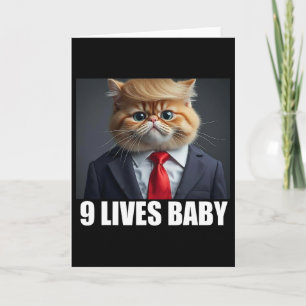 Katze Trump 9 Leben Durch Trump 2024 Sieg Sieg Gew Karte