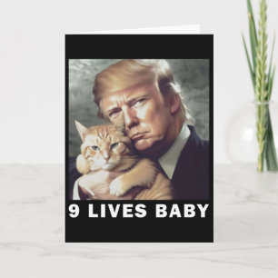 Katze Trump 9 Leben Durch Trump 2024 Sieg Sieg Gew Karte