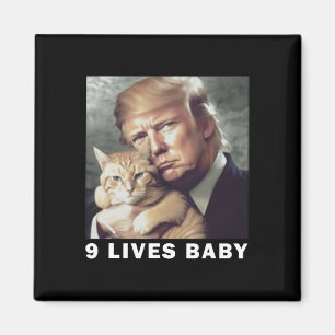 Katze Trump 9 Leben Durch Trump 2024 Sieg Sieg Gew Magnet