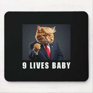 Katze Trump 9 Leben Durch Trump 2024 Sieg Sieg Gew Mousepad