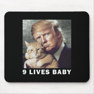 Katze Trump 9 Leben Durch Trump 2024 Sieg Sieg Gew Mousepad