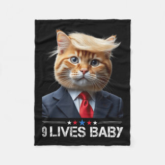 Katze Trump 9 Lives Baby _2 Fleecedecke