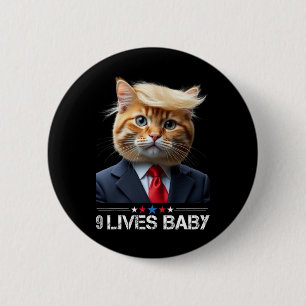 Katze Trumpf 9 Leben Durch Lustig Wählen Sie Für T Button