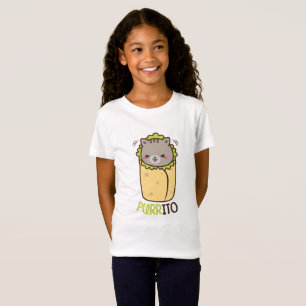 Katze u. Burrito Purritp T-Shirt