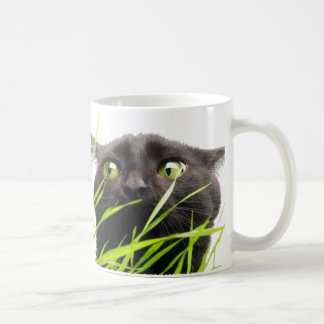 Katze u. Gras Tasse