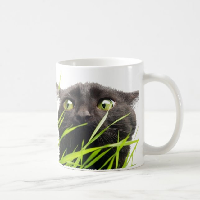 Katze u. Gras Tasse (Rechts)
