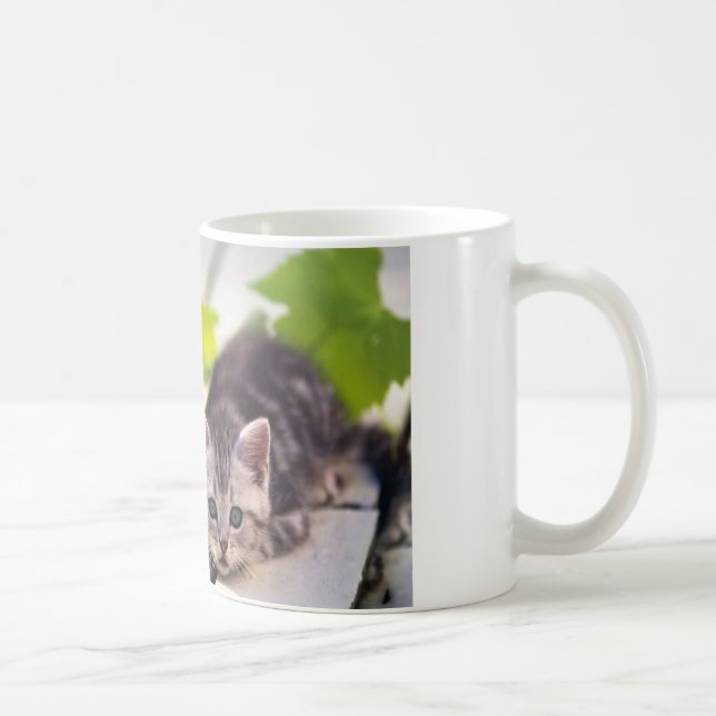 Katze u. Häschen-beste Freund-Tasse Tasse (Rechts)