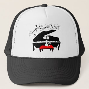 Katze u. Klavier Truckerkappe
