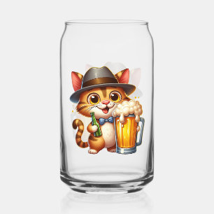 Katze und Bier Clipart-Design-85244 Dosenglas