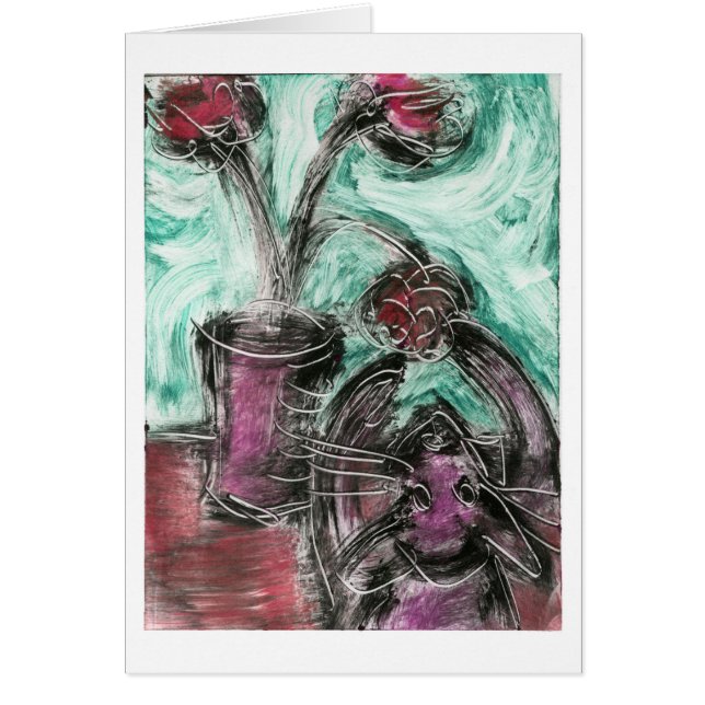 Katze und Blumentopf II (Vorne)