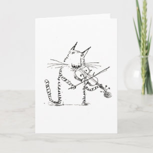Katze und Dockingkarte Karte