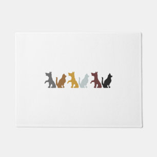 Katze und Hund Fußmatte