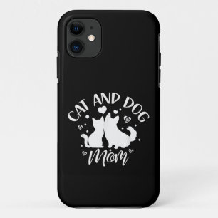 Katze Und Hund Mama Mädchen Liebhaberin Hunde Katz Case-Mate iPhone Hülle