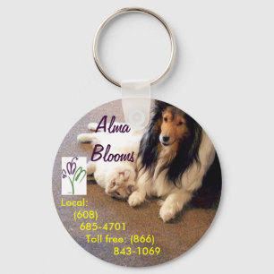 Katze und Hund Schlüsselanhänger