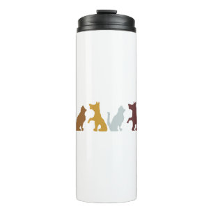 Katze und Hund Thermosbecher