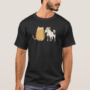Katze und Hunde Arzt Funny Veterinary Animal Veter T-Shirt