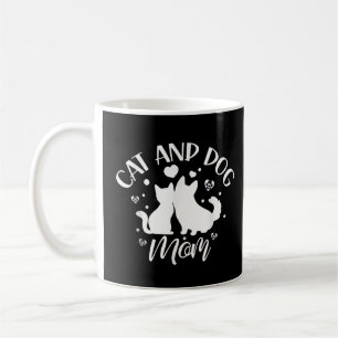 Katze und Hunde Mama Girl Lover Hunde Katzen Mutte Kaffeetasse