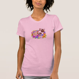 Katze und Hundeshirt T-Shirt