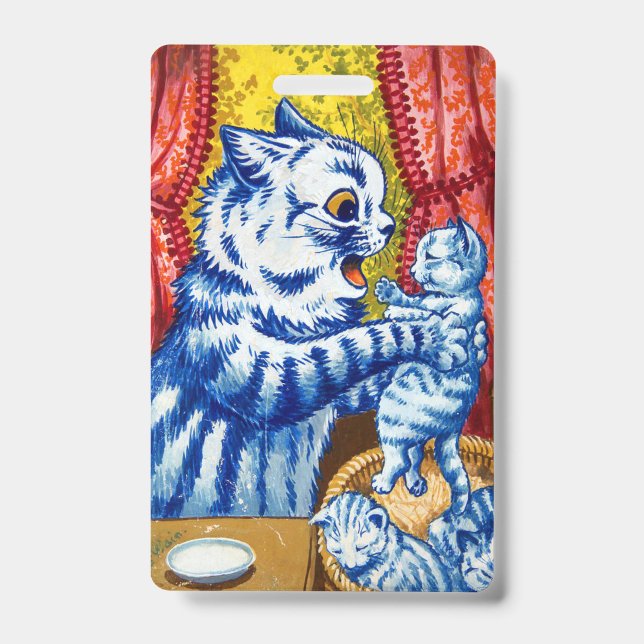 Katze und ihre Kätzchen Ausweis (Vorderseite)